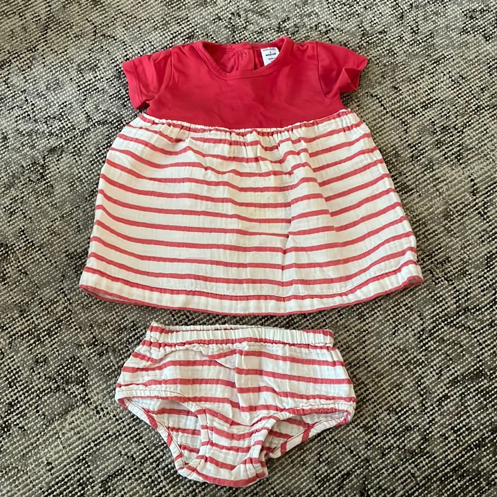 Nordstrom brand dress and bloomers